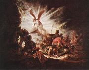 CUYP, Benjamin Gerritsz. The Angel Is Opening Christ's Tomb painting